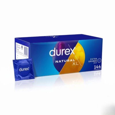 Durex-Natural-XL-Condoms-144-Pack.jpg Durex Natural XL Condoms - 144 Pack
