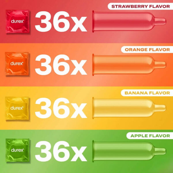Durex Taste Me Condoms – 144 Pack
